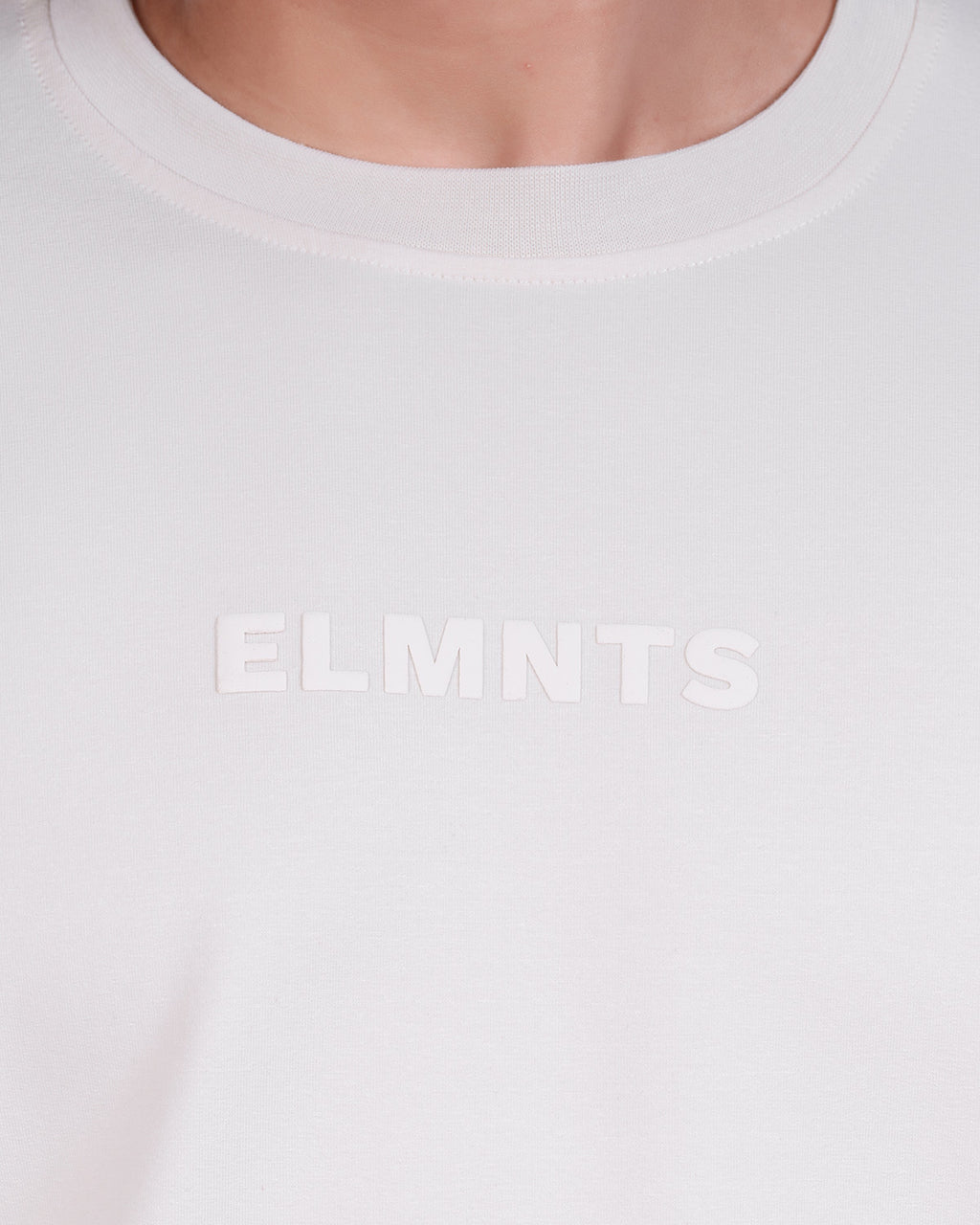 Bone White Oversized Tee — Signature - 5