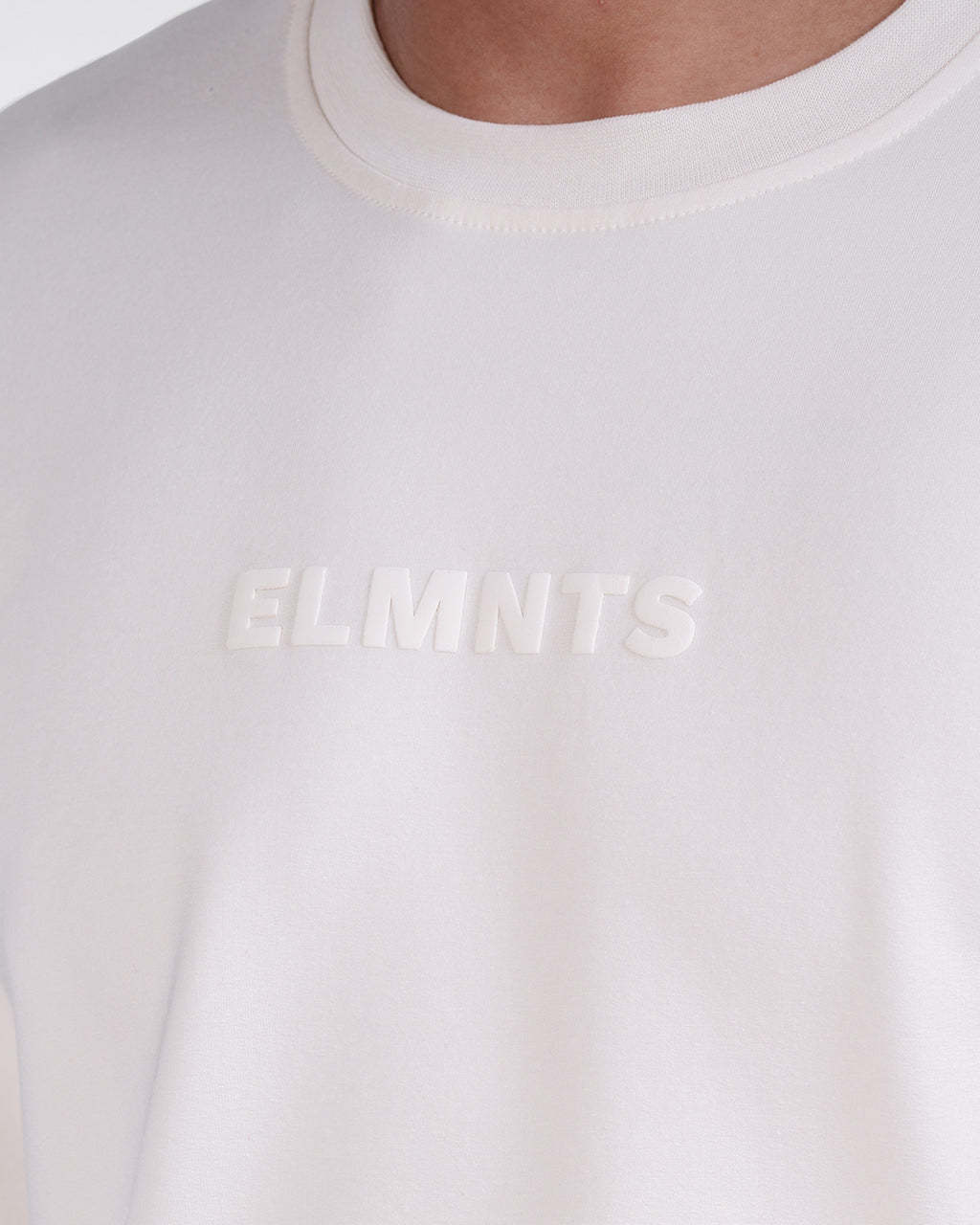 Bone White Oversized Tee — Signature - 6