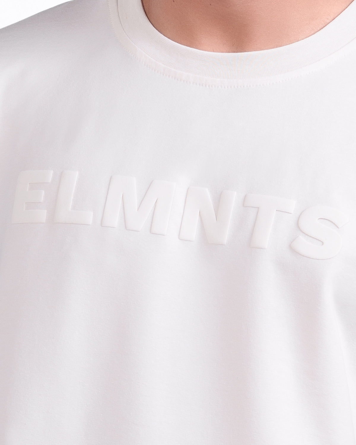 Bone White Oversized Tee — Statement