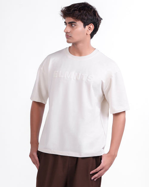 Bone White Oversized Tee — Statement - 2