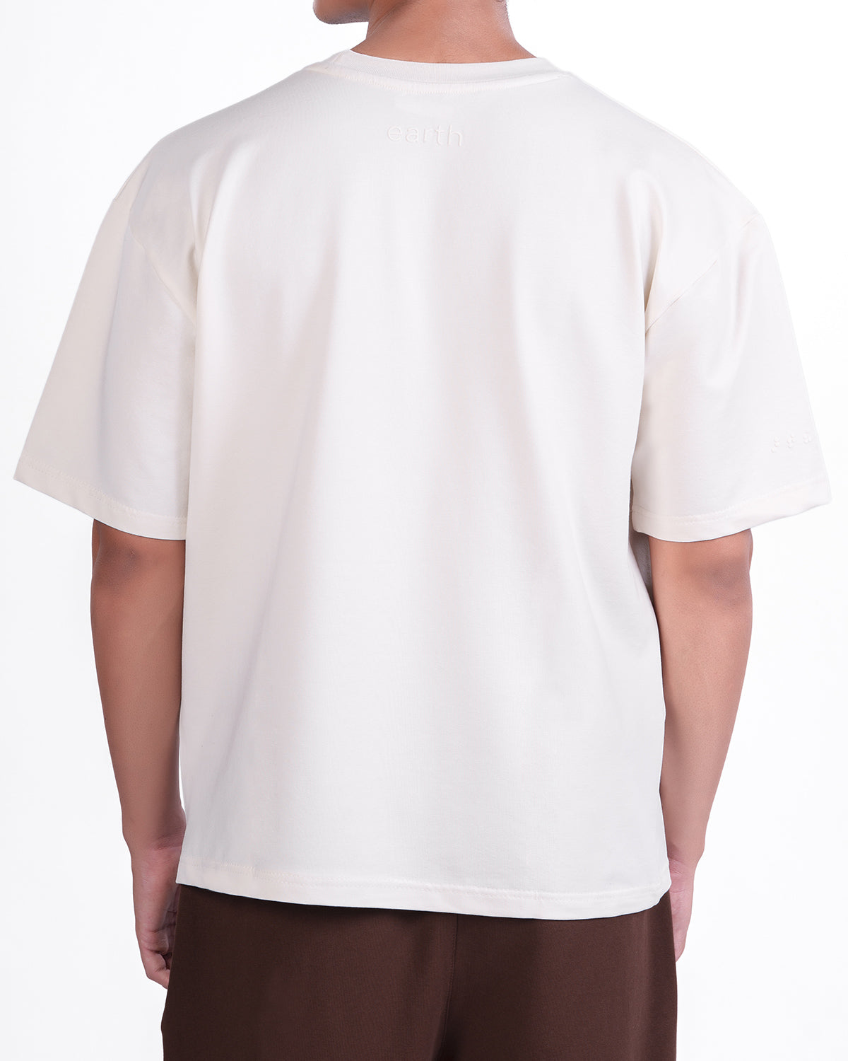Bone White Oversized Tee — Statement - 4