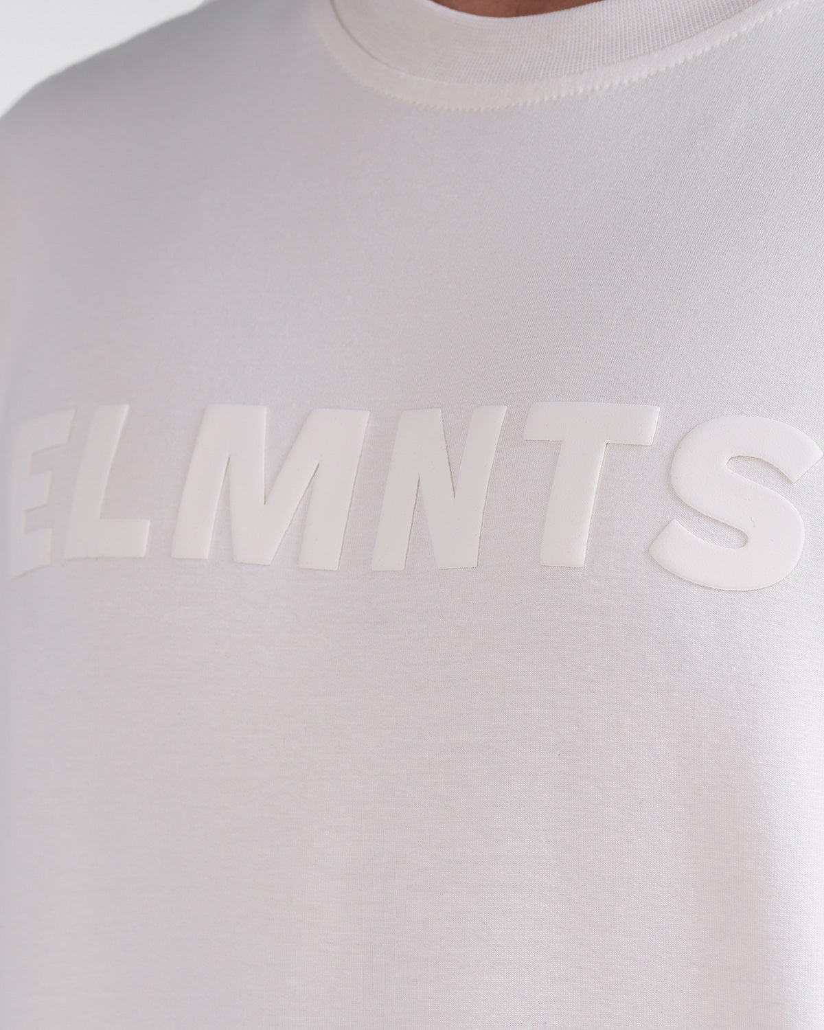 Bone White Oversized Tee — Statement - 6