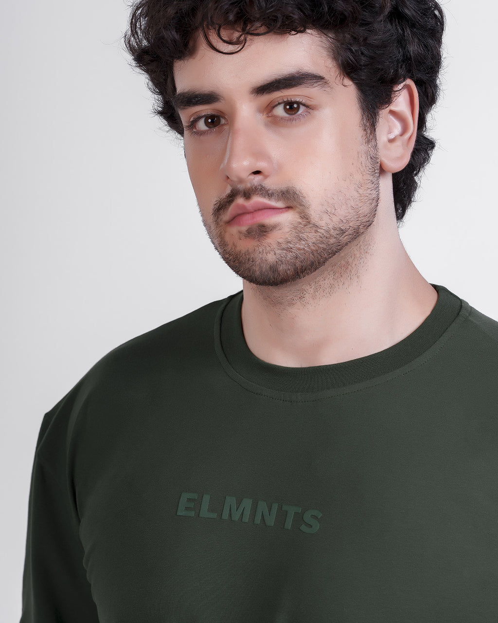Moss Green Oversized Tee — Signature - 6