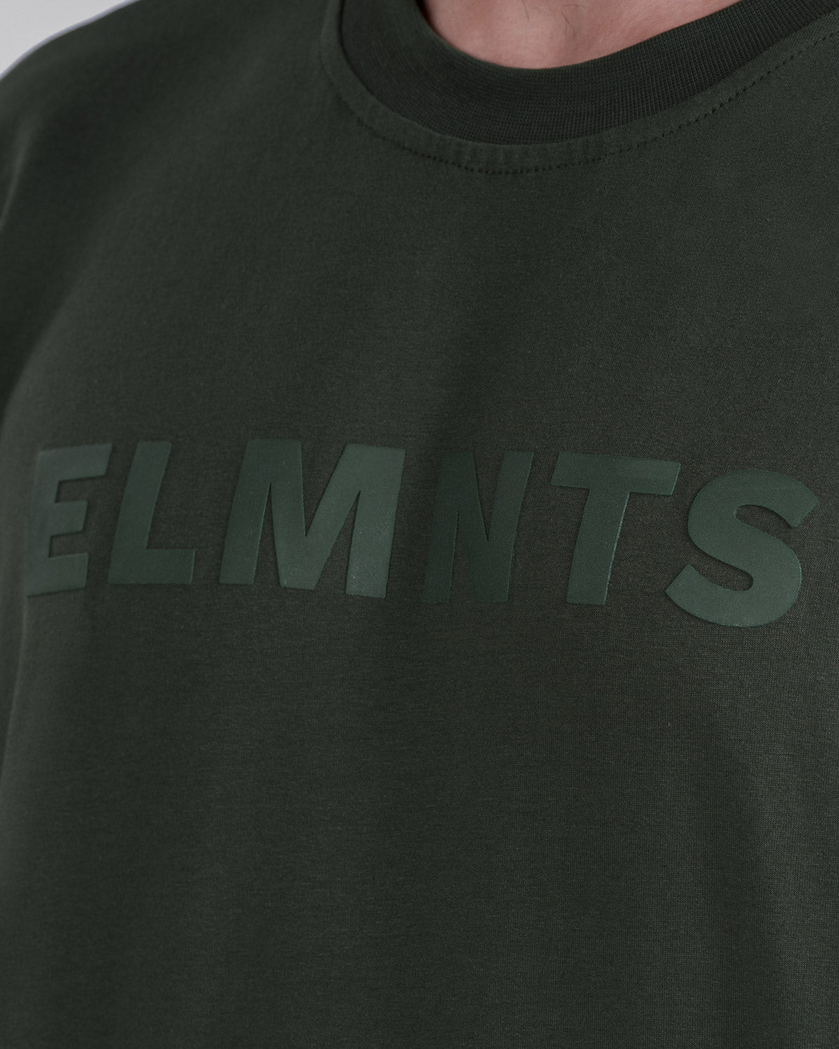 Moss Green Oversized Tee — Statement - 5