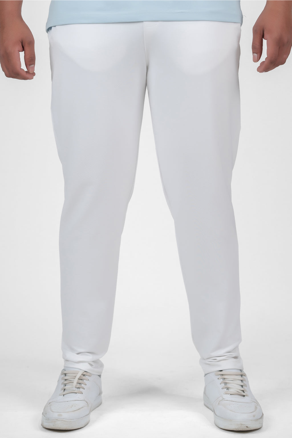Bright White Regular Pants - 3