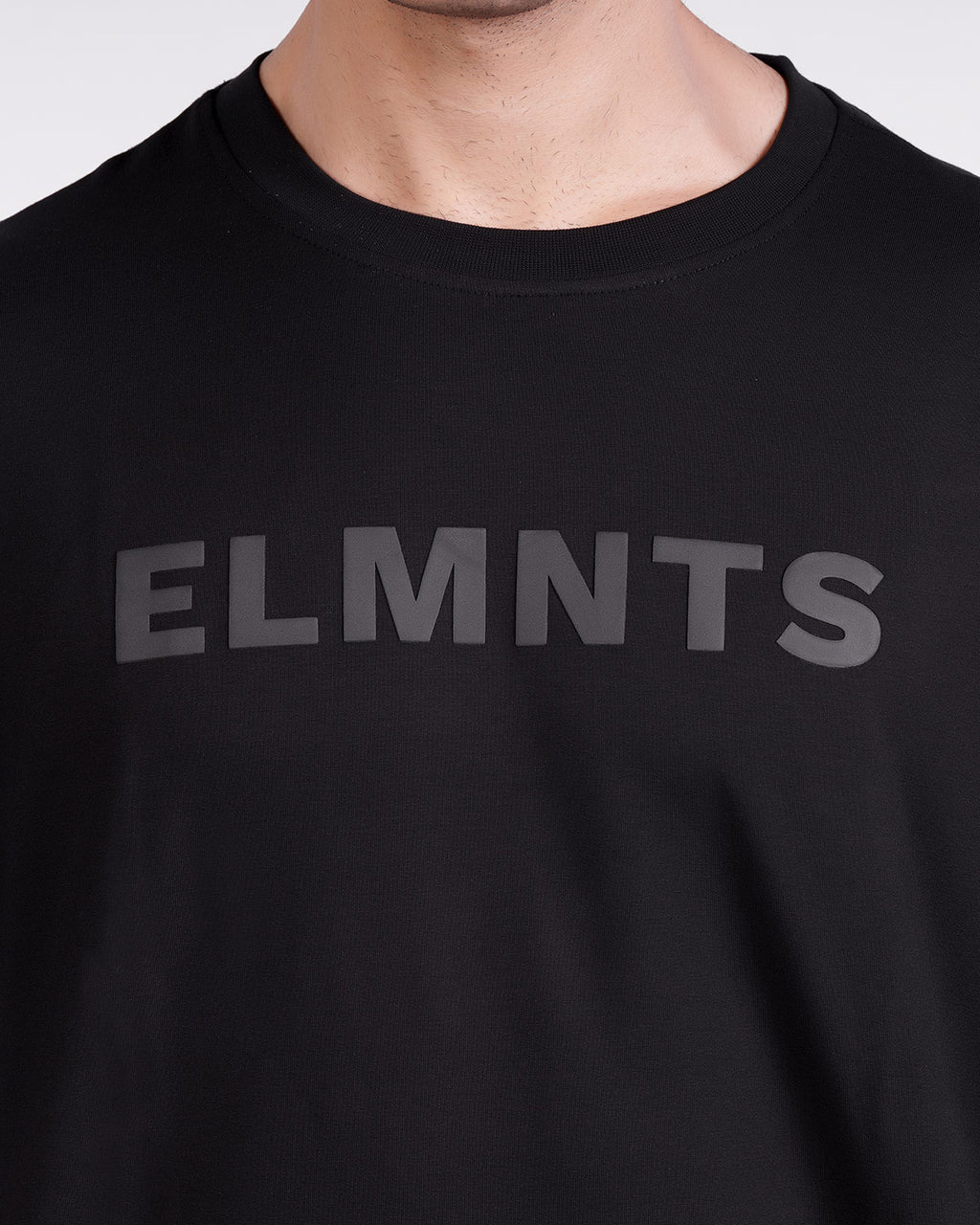 Pitch Black Oversized Tee — Statement - 5