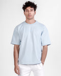Powder Blue Oversized Tee — Signature