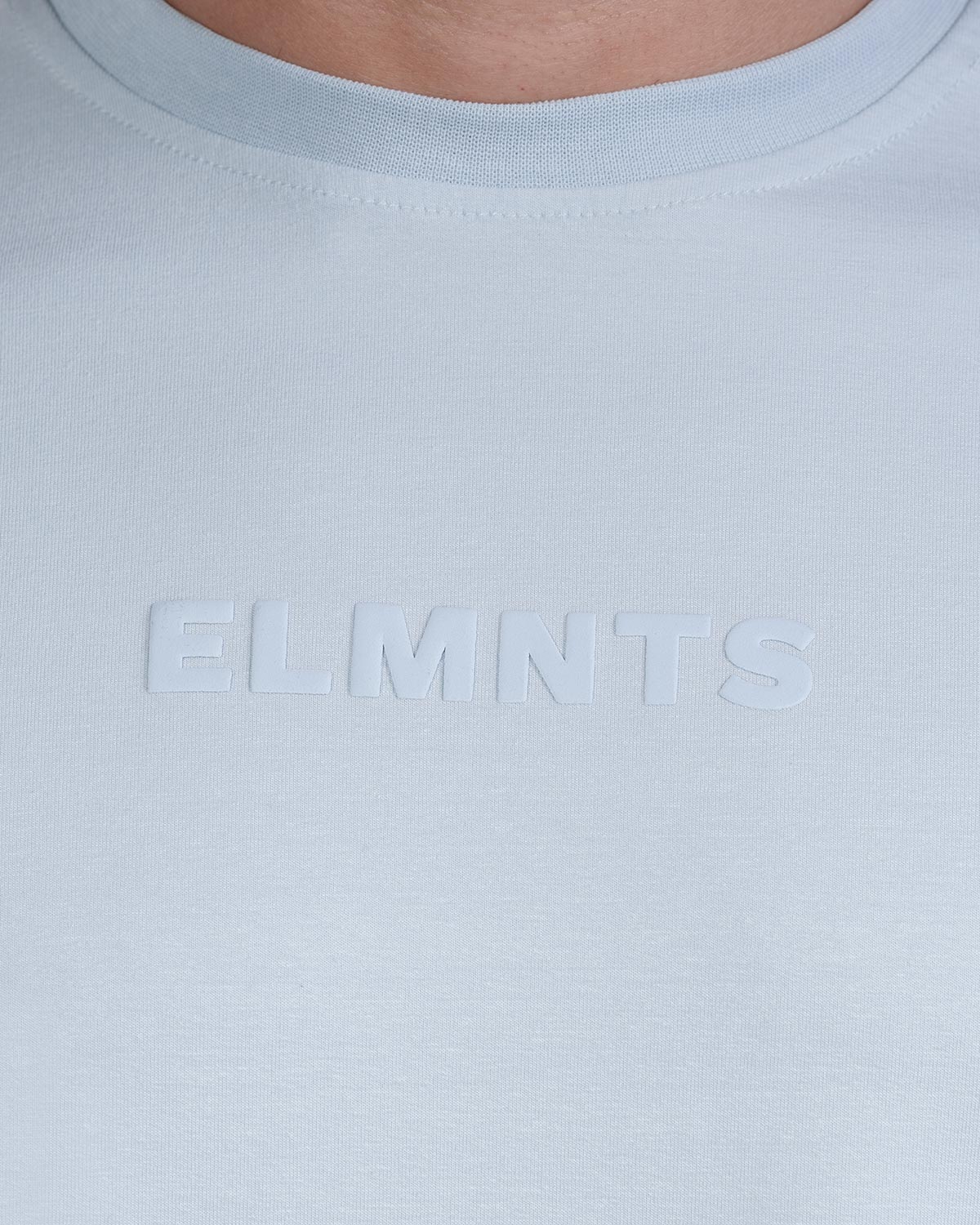 Powder Blue Oversized Tee — Signature - 3