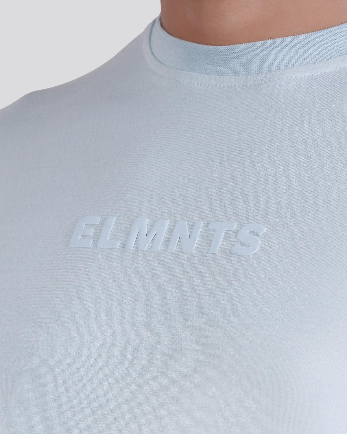 Powder Blue Oversized Tee — Signature - 4