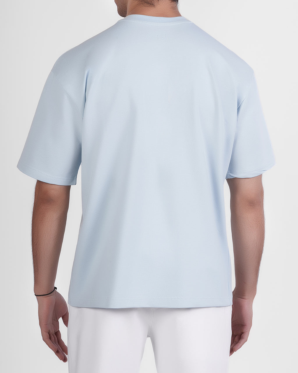 Powder Blue Oversized Tee — Signature - 5