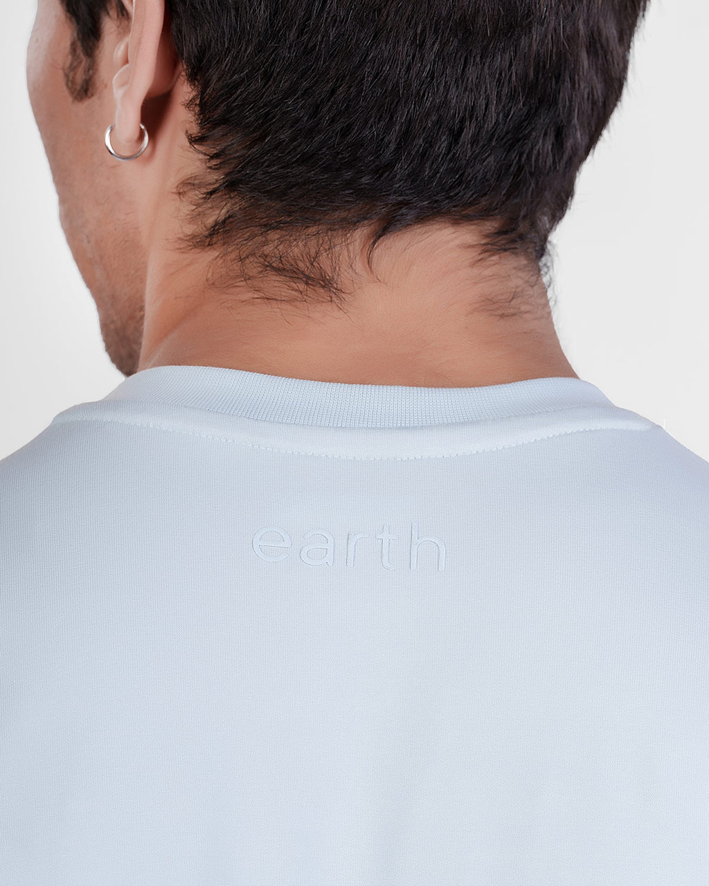 Powder Blue Oversized Tee — Signature - 6