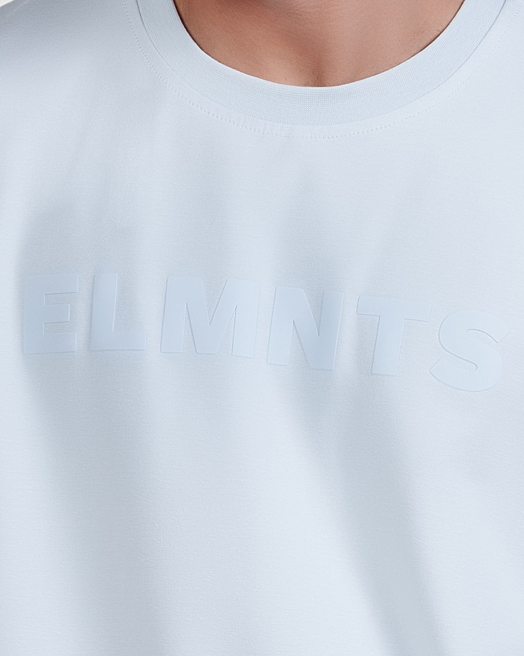 Powder Blue Oversized Tee — Statement