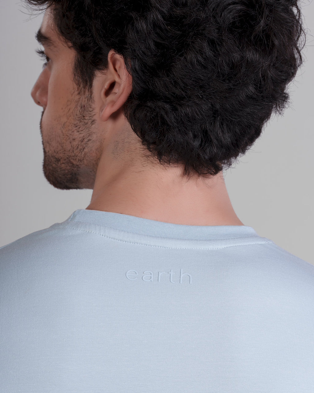 Powder Blue Regular Tee — Signature - 4