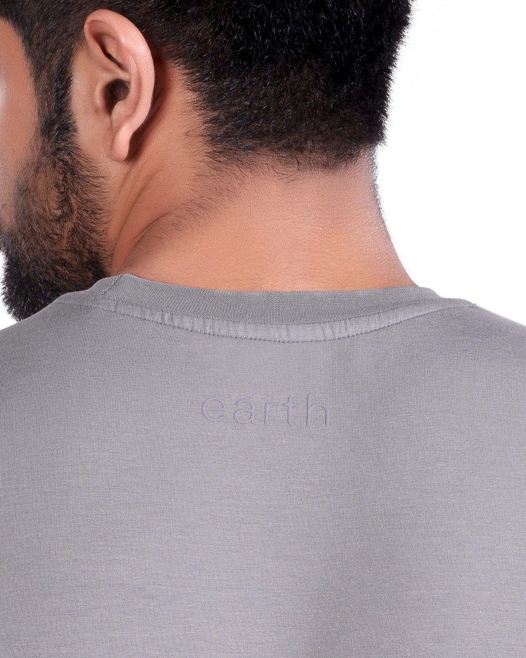 Stone Grey Oversized Tee — Statement - 4
