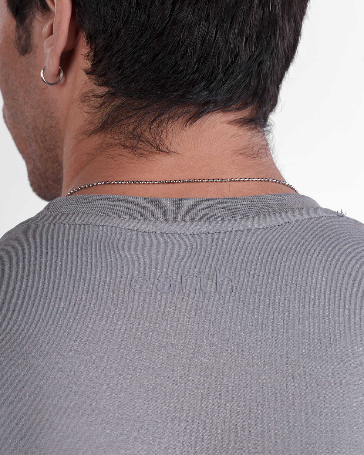 Stone Grey Regular Tee — Signature - 5