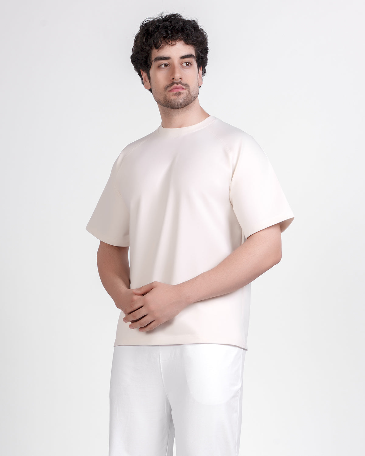 Bone White Raglan Tee