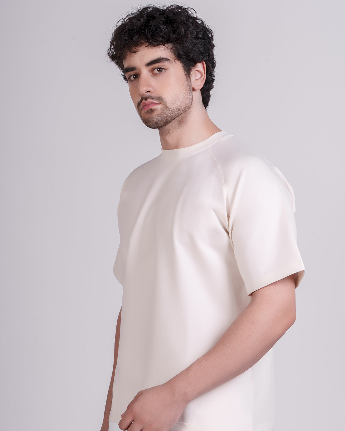 Bone White Raglan Tee - 4